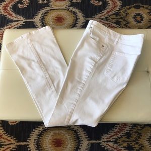 Ann Taylor Loft White Jeans